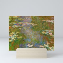 1918 Waterlily oil on canvas. Claude Monet.   Mini Art Print