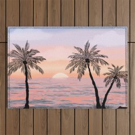 Palm trees Outdoor Rug