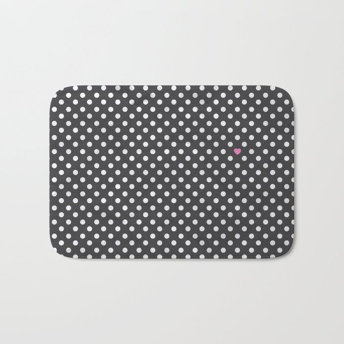 Polka Dots Walls Bath Mat