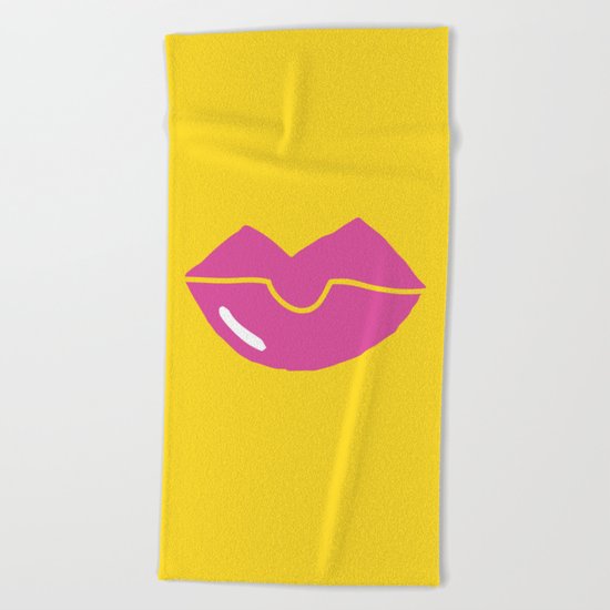 KISS KISS Beach Towel