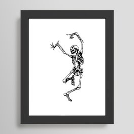 Dancing Skeleton | Day of the Dead | Dia de los Muertos | Skulls and Skeletons | Framed Art Print