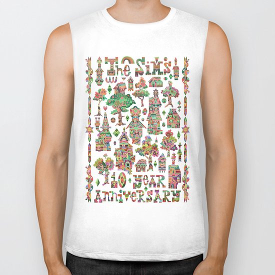 Crystal Hamlet Biker Tank