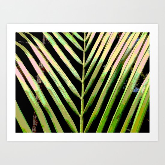 Natural Stripes Art Print