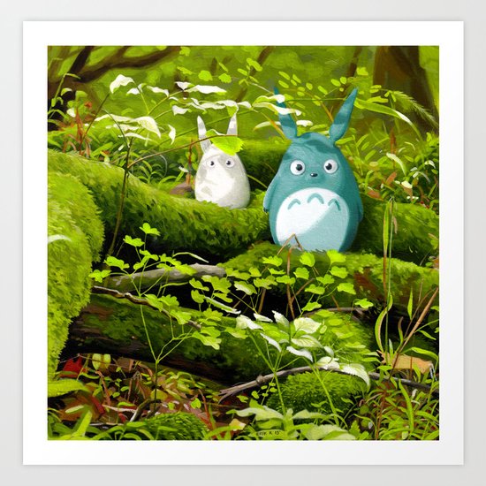 Neighbors Art Print