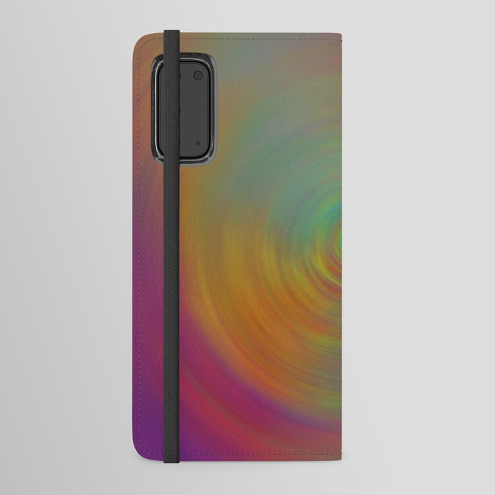 Neon Fluid shapes Android Wallet Case