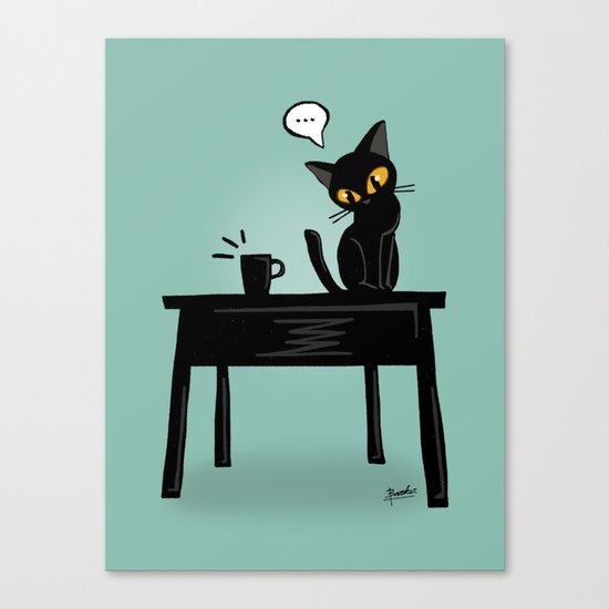 Drop it down Canvas Print