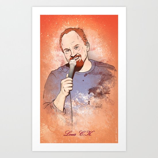 Make Me Laugh - Louis CK Art Print