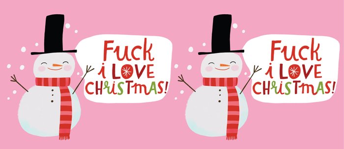 Fuck I love Christmas! Coffee Mug by CynthiaF