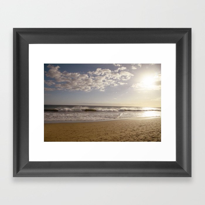 Atlantic Ocean Sunset #1 #wall #art #society6 Framed Art Print