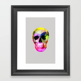 Rainbow Skull Framed Art Print