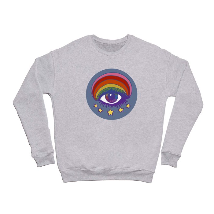 Rainbow Eye Crewneck Sweatshirt