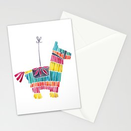 Mexican Donkey Piñata – CMYK Palette Stationery Card