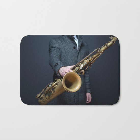saxophone Bath Mat