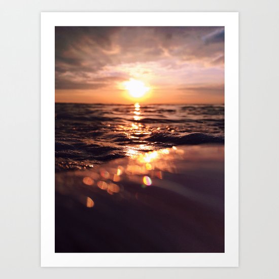 And there I find You in the mystery, in oceans deep - Portrait Size Art Print