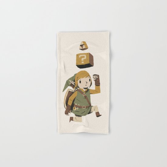 triforce power up Hand & Bath Towel