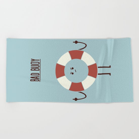 Bad Buoy Beach Towel