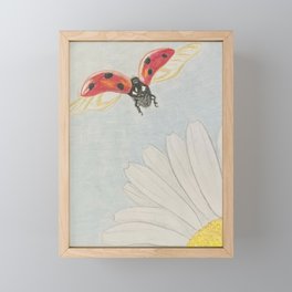 Ladybug Framed Mini Art Print