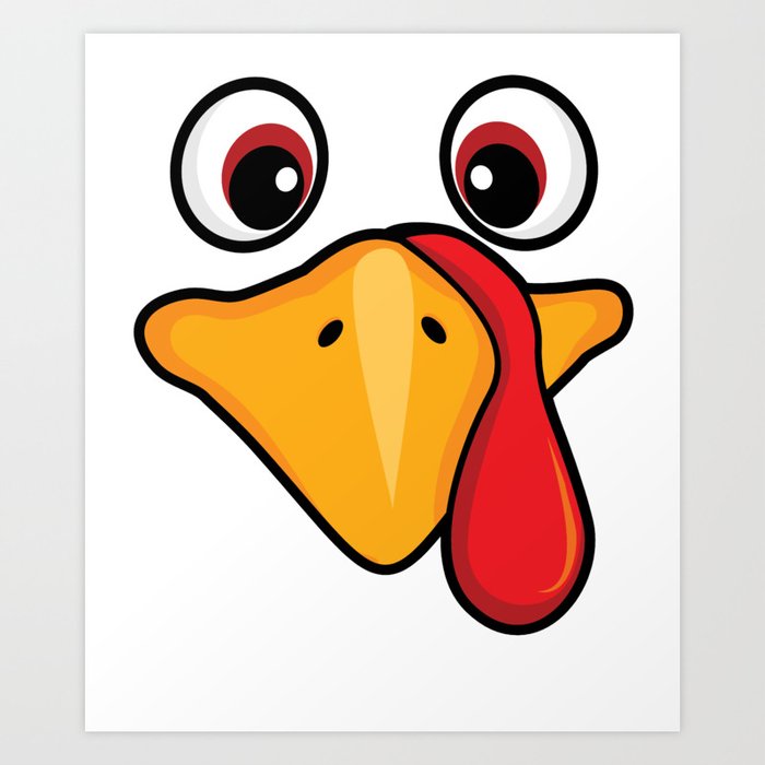 Turkey Face Printable