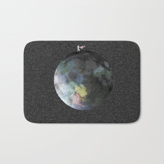 Man on the Moon Bath Mat
