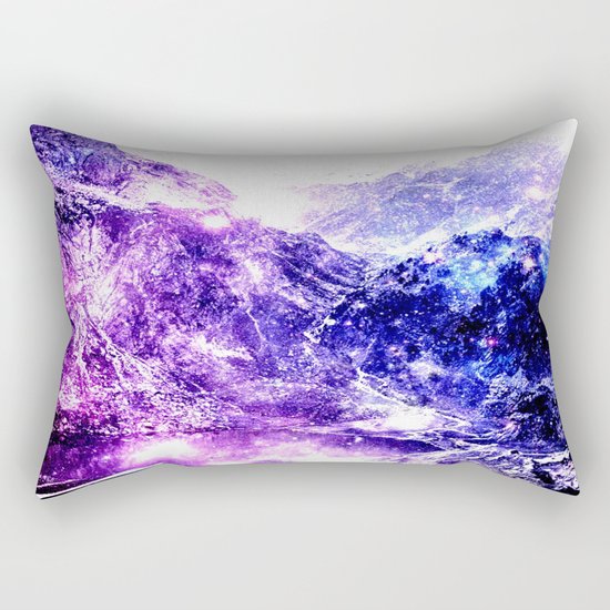 galaxy mountains Rectangular Pillow