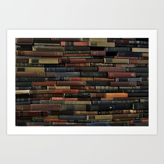 Books on Books Art Print