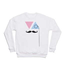 Monocle Mustache Crewneck Sweatshirt