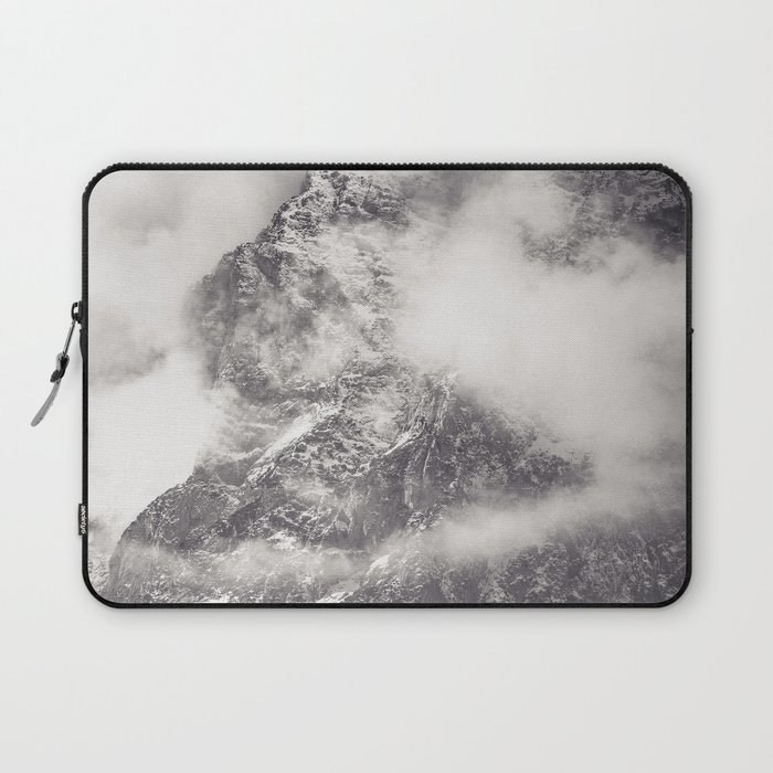 Alps Black and White Laptop Sleeve