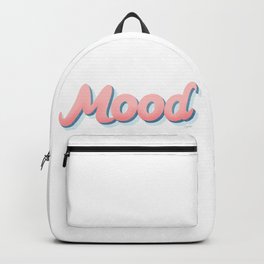 Mood Backpack | Ink, Slang, Mood, Digital, Typography, Watercolor, Graphicdesign 