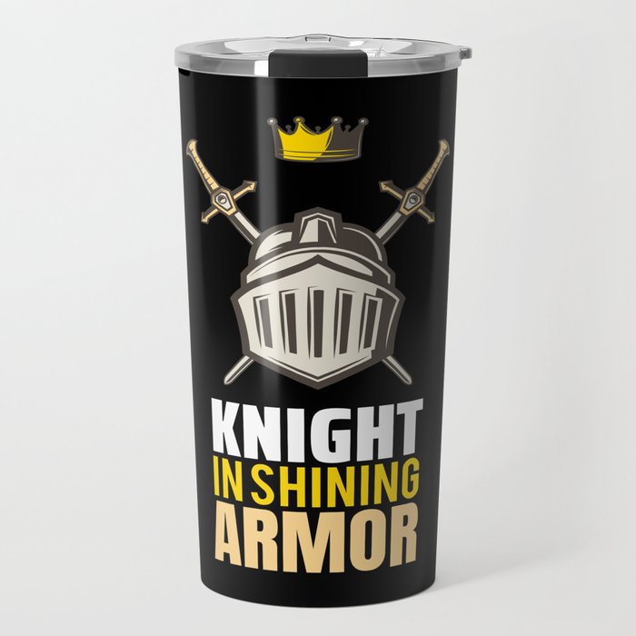 Knight in Shining Armor Roleplaying Game Travel Mug