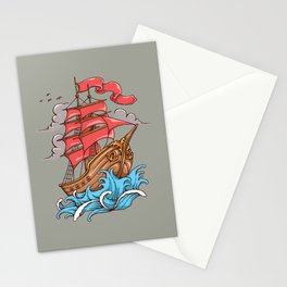 Sailing Ship Stationery Card