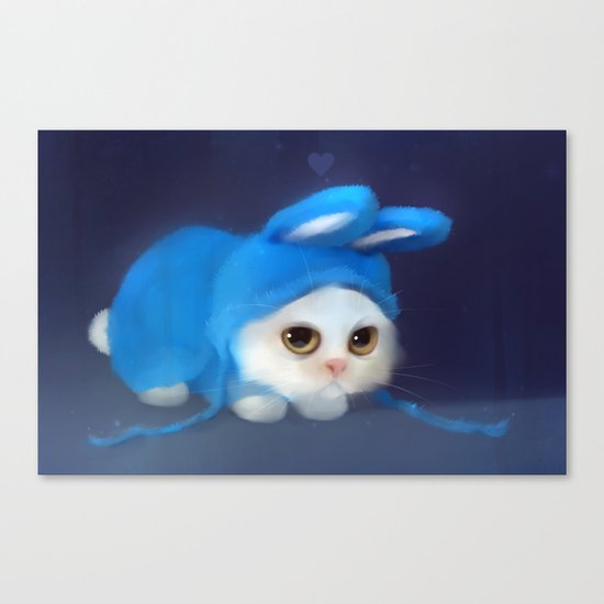 Team Bunny Canvas Print