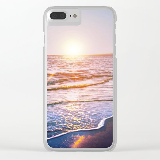 BEACH DAYS IX Clear iPhone Case