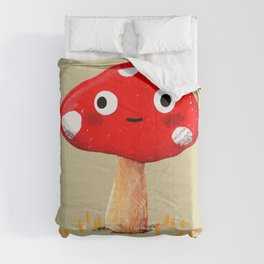 Wall-Eyed Mushroom Comforter