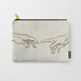 Creation of Adam hand draw Carry-All Pouch