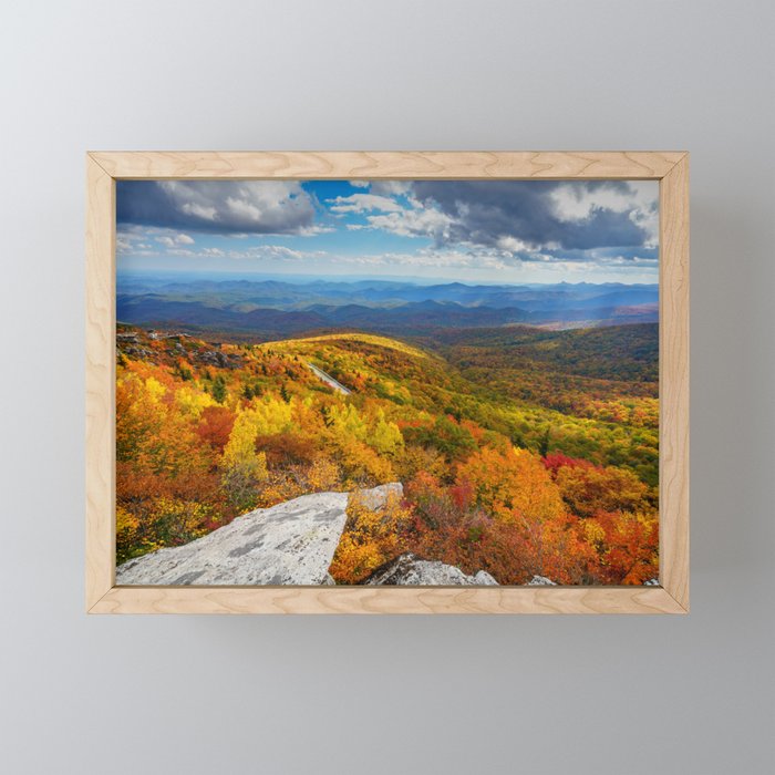Autumn on the Ridge  Framed Mini Art Print