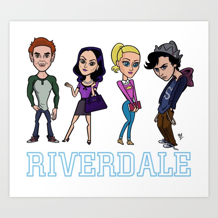 Riverdale Line Up Art Print By Hithereb Society6