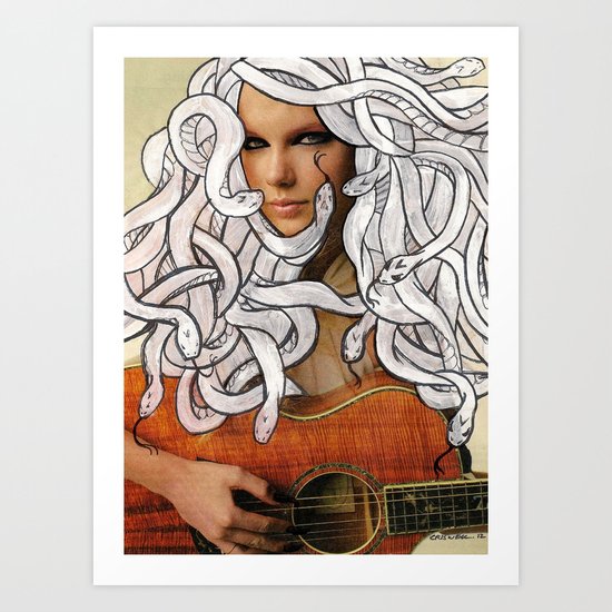 Taylor Medusa Art Print