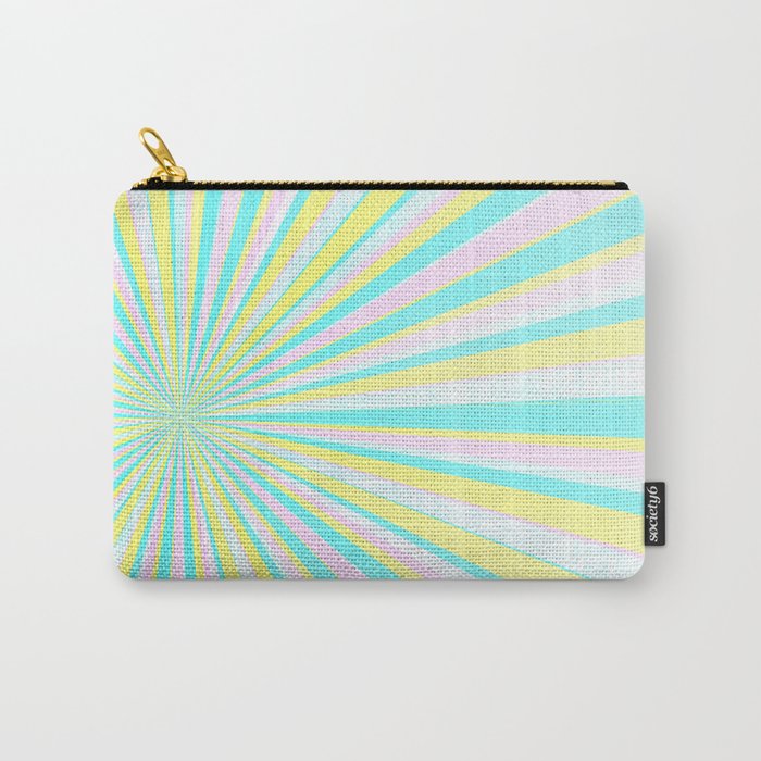 Pastel Rays Carry-All Pouch