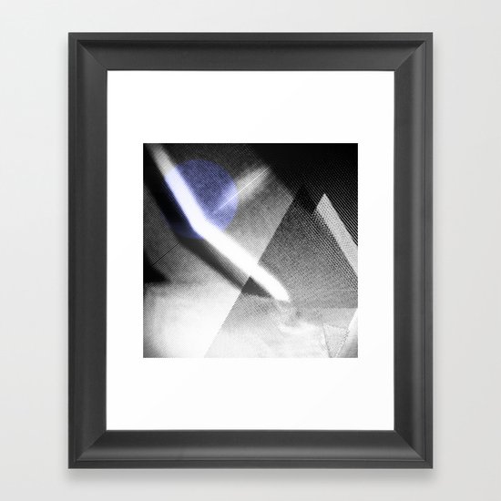 MOONLIGHT_B&W Framed Art Print