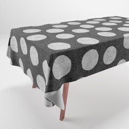 woven dots - charcoal Tablecloth
