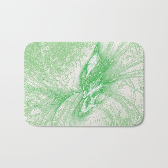 Splatter in Limeade Bath Mat