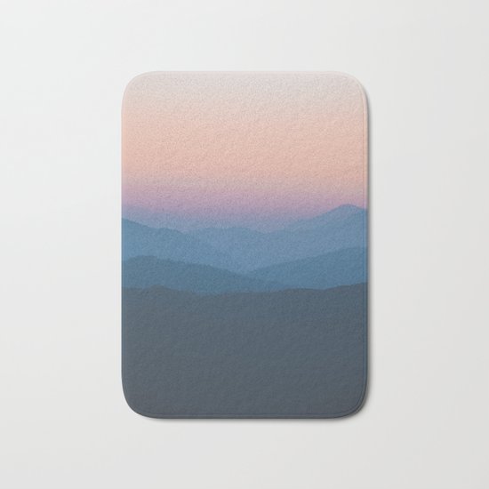 Sunset over Nepal Bath Mat
