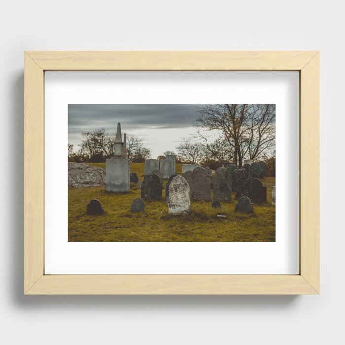 Old Burial Hill, Marblehead, MA Recessed Framed Print