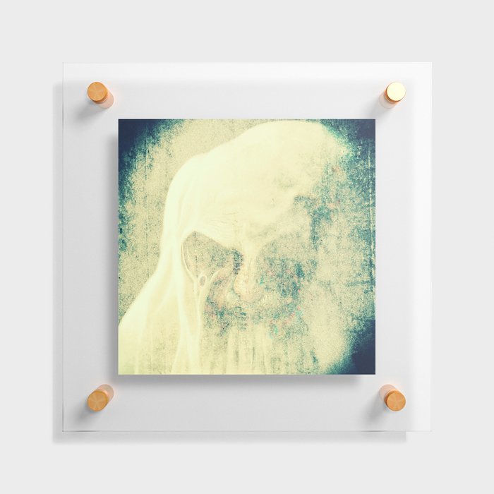 Scary ghost face #5 | AI fantasy art Floating Acrylic Print