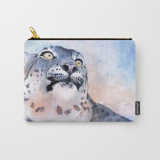 Snow Leopard Carry-All Pouch