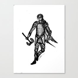 The Ragged Warrior Canvas Print