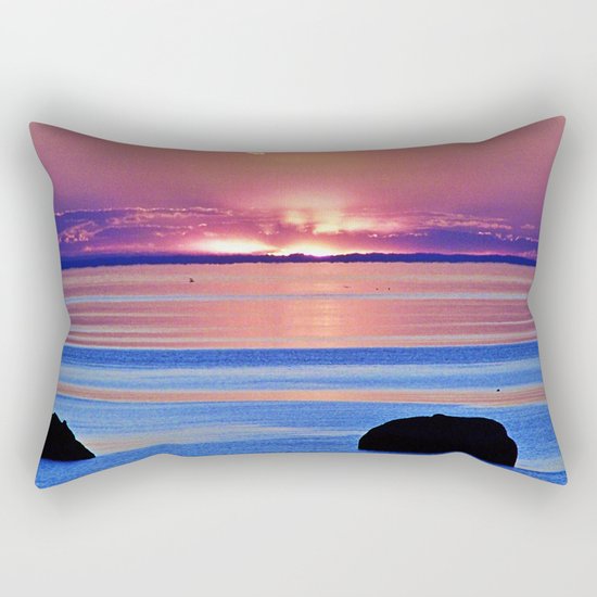 Colorful Dusk Rectangular Pillow