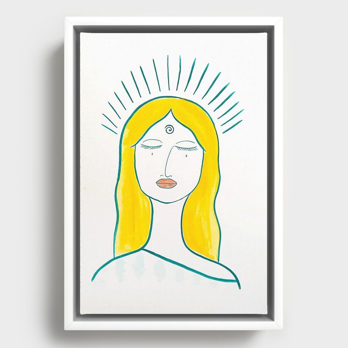 Goddess  Framed Canvas