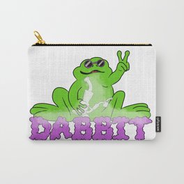 Dabbit The Stoner Peace Frog Carry-All Pouch