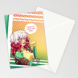 Touch at your own risk Stationery Cards